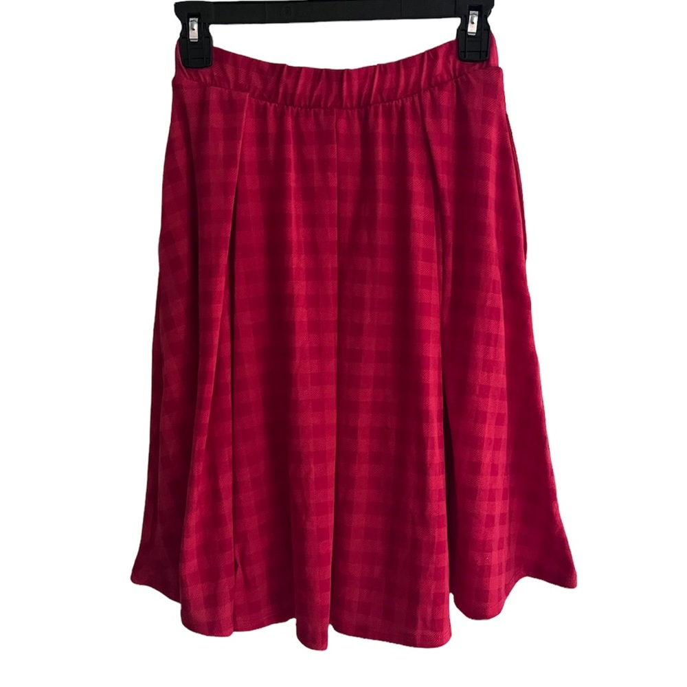Red gingham Skirt